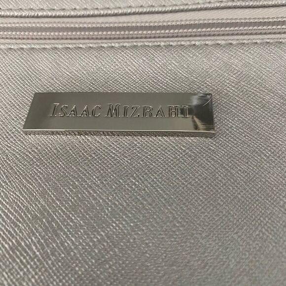 NWOT silver Isaac Mizrahi Cosmetic bag - Picture 2 of 9